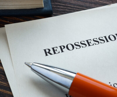 When will a court intervene on the sale of a repossessed property?